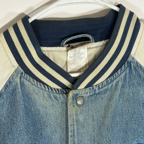 Vintage Walt Disney World Fantasia Mickey Mouse Where Magic Lives Denim Jacket - Picture 10 of 16